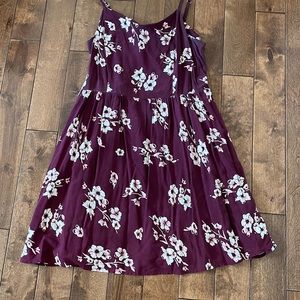 Garage Floral Dress with Small Back Cut-out